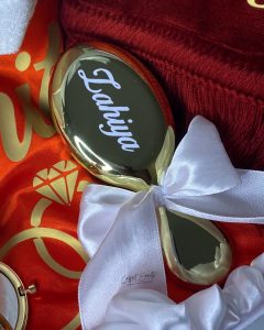 Mini brosse à cheveux personnalisée