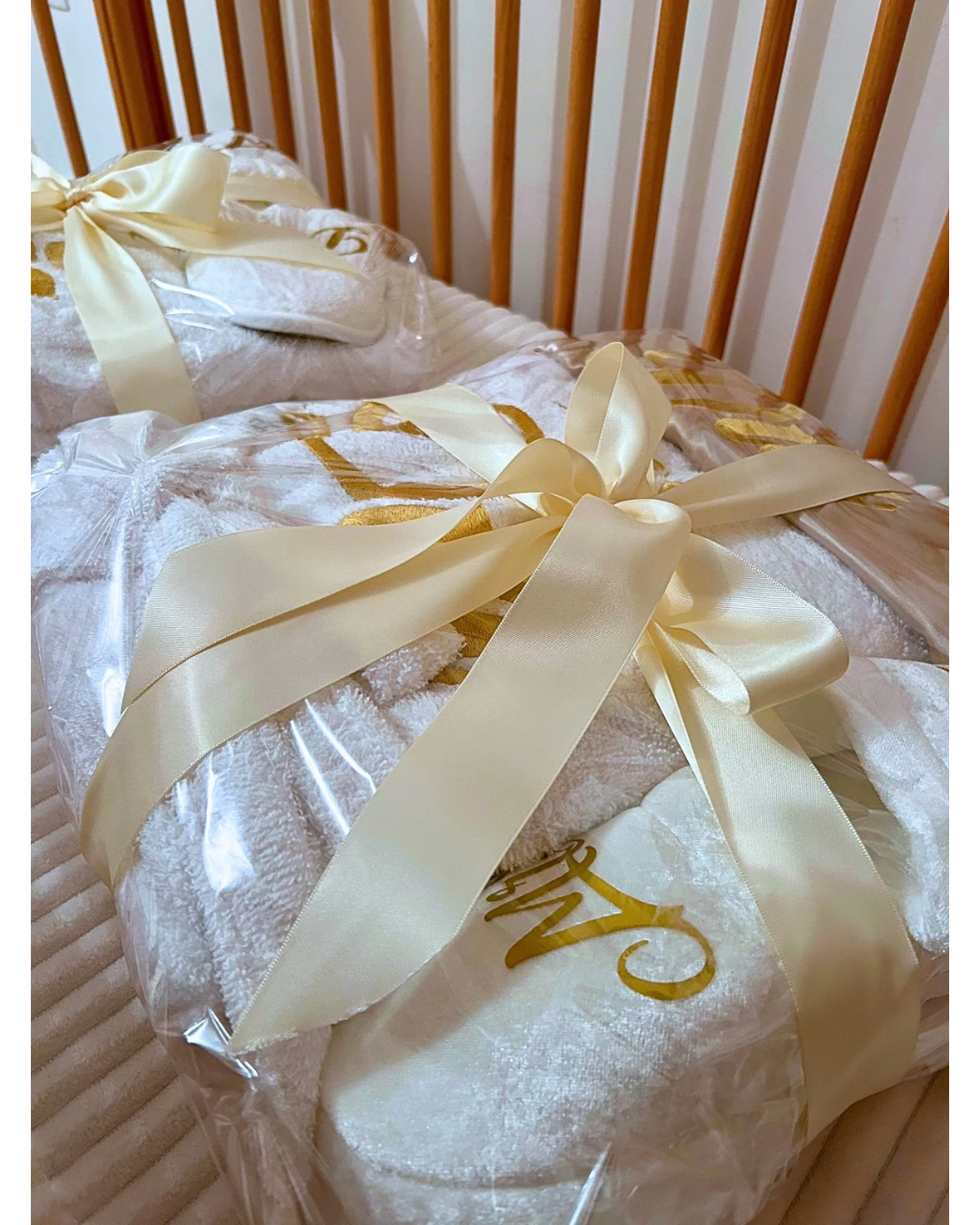 Emballage cadeau transparent + ruban