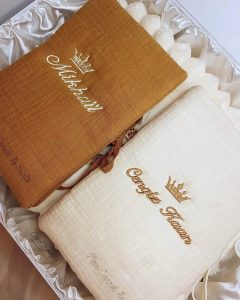 Protège carnet de santé gaz de coton