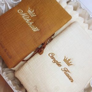 Protège carnet de santé gaz de coton