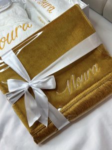 Tapis de prière personnalisée