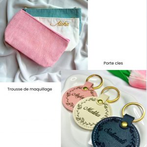 Trousse + porte clés